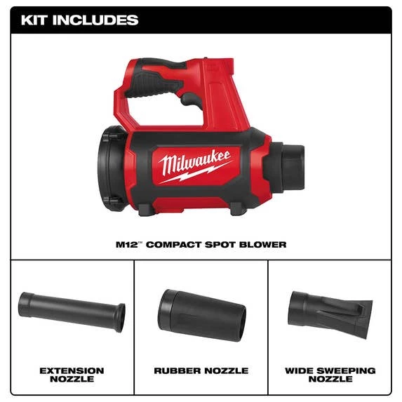 Milwaukee M12 Compact Spot Blower Milwaukee M12 Compact Spot Blower -Home Tools Sales 2024 0852