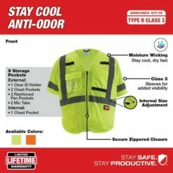 Milwaukee Class 3 High Visibility Orange Mesh Safety Vest - 2XL/3XL 48-73-5137 -Home Tools Sales 2024 24562 4 1stylibpmalxwyvj 4