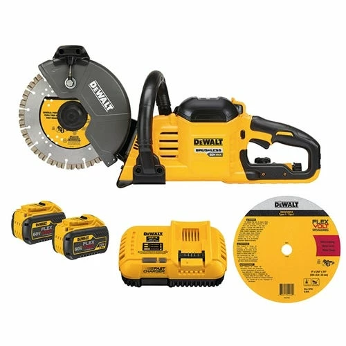 DeWalt 60V MAX 9" Brushless Cordless Cut-Off Saw Kit DCS690X2 DeWalt 60V MAX 9" Brushless Cordless Cut-Off Saw Kit DCS690X2 -Home Tools Sales 2024
