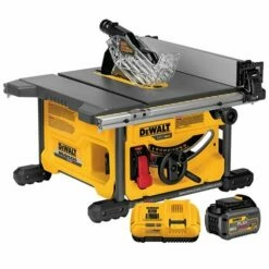 DeWalt 60V FlexVolt MAX 8-1/4" Table Saw 1 Battery Kit DCS7485T1