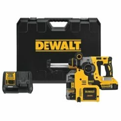 DeWalt 20V MAX XR 1" Brushless SDS-Plus Rotary Hammer Kit On Board Dust Extractor DCH273P2DHO