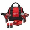 Milwaukee M12 Cordless 2-Tool Drill/Impact Combo Kit 2494-22