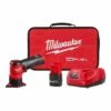 Milwaukee M12 FUEL 12-Volt Lithium-Ion Brushless Cordless Orbital Detail Sander Kit W/ High Output 2.5 Ah Battery 2531-21HO