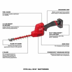 Milwaukee M12 FUEL 8" Hedge Trimmer Kit 2533-21 -Home Tools Sales 2024 2533 21 4