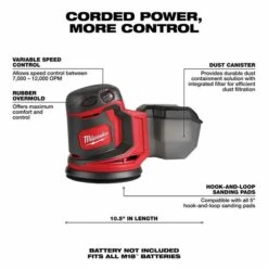 Milwaukee M18 5" Random Orbit Sander 5" (Bare Tool) 2648-20 2 Milwaukee M18 5" Random Orbit Sander 5" (Bare Tool) 2648-20 -Home Tools Sales 2024 2648 20 3