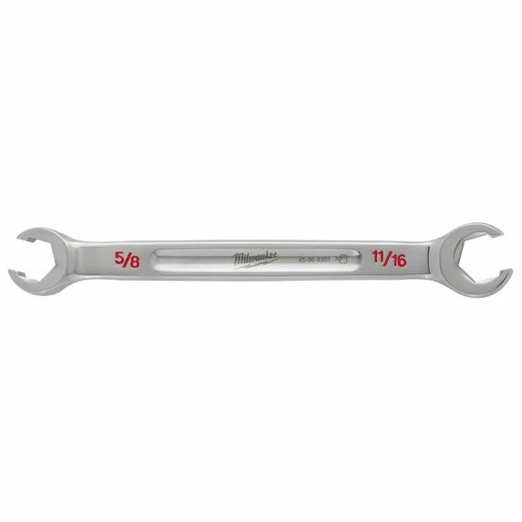 Milwaukee 5/8" X 11/16" Double End Flare Nut Wrench 45-96-8303 Milwaukee 5/8" X 11/16" Double End Flare Nut Wrench 45-96-8303 -Home Tools Sales 2024 45 96 8303 1