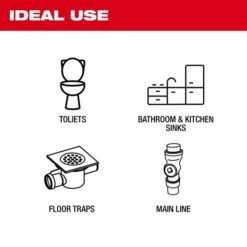 Milwaukee 5/16” X 75’ Chain Snake Cable 48-53-2819 2 Milwaukee 5/16” X 75’ Chain Snake Cable 48-53-2819 -Home Tools Sales 2024 48 53 2819 3