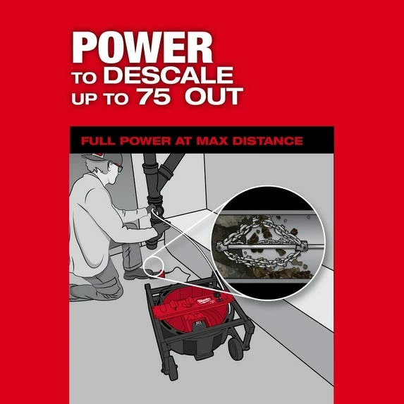 Milwaukee 5/16” x 75’ Chain Snake Cable 48-53-2819 Milwaukee 5/16” X 75’ Chain Snake Cable 48-53-2819 -Home Tools Sales 2024 48 53 2819 4