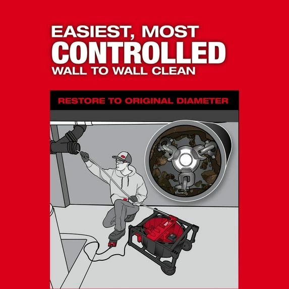 Milwaukee 5/16” x 75’ Chain Snake Cable 48-53-2819 Milwaukee 5/16” X 75’ Chain Snake Cable 48-53-2819 -Home Tools Sales 2024 48 53 2819 5