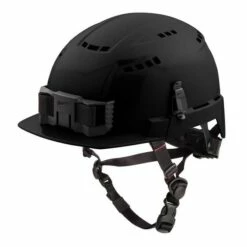 Milwaukee Black Front Brim Vented Type 2 Class C Safety Helmet W/ BOLT 48-73-1330