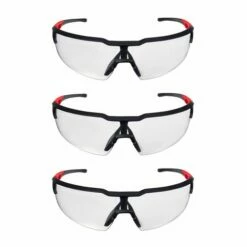Milwaukee Clear Anti-Scratch Safety Glasses (3 Pack) 48-73-2052