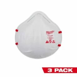 Milwaukee N95 NIOSH Respirator (3 Pack) 48-73-4032