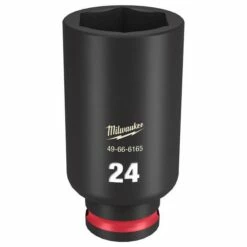 Milwaukee Shockwave Impact Duty 3/8" Drive 24mm Deep 6 Point Socket 49-66-6165