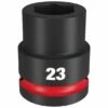 Milwaukee Shockwave Impact Duty 3/4" Drive 23mm Standard 6 Point Socket 49-66-6361