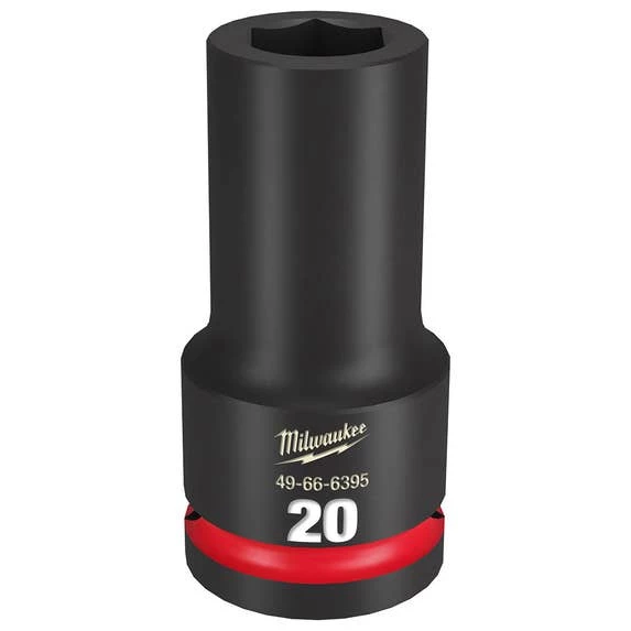 Milwaukee Shockwave Impact Duty 3/4" Drive 20mm Deep 6 Point Socket 49-66-6395 Milwaukee Shockwave Impact Duty 3/4" Drive 20mm Deep 6 Point Socket 49-66-6395 -Home Tools Sales 2024 49 66