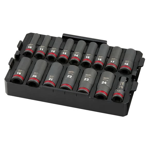 Milwaukee 16Pc. SHOCKWAVE Impact Duty 1/2" Drive Metric PACKOUT Deep Socket Tray Set 49-66-6818 Milwaukee 16Pc. SHOCKWAVE Impact Duty 1/2" Drive Metric PACKOUT Deep Socket Tray Set 49-66-6818 -Home Tools Sales 2024 49 66 6818