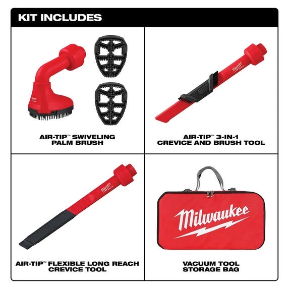 Milwaukee AIR-TIP 3-Piece Automotive Vacuum Tool Kit 49-90-2019A Milwaukee AIR-TIP 3-Piece Automotive Vacuum Tool Kit 49-90-2019A -Home Tools Sales 2024 49 90