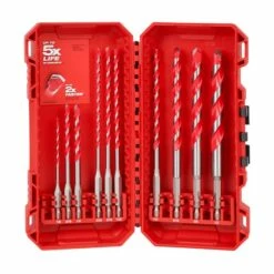 Milwaukee 10pc. SHOCKWAVE Impact Duty Carbide Hammer Drill Bit Kit For PACKOUT 48-20-9058
