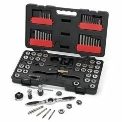 GearWrench 75 Piece SAE/Metric Ratcheting Tap And Die Set 3887