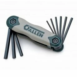 Allen 9 Piece Dual Material Fold-up Hex Key Set 56624G
