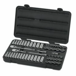 Gearwrench 57 Piece SAE 12 Point Socket Set - 3/8" Drive 80551