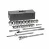 Gearwrench 27 Piece 3/4" SAE 12 Point Socket Set 80880