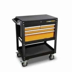 Gearwrench 33" 4 Drawer Black & Orange Utility Cart 83168