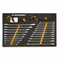 Gearwrench 44pc Modset SAE/MM 90T RW & Hex Key Set With EVA Foam Tray 86528
