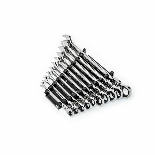 Gearwrench 10 Pc. 90-Tooth 12 Point Flex Head Ratcheting Combination SAE Wrench Set 86758 Gearwrench 10 Pc. 90-Tooth 12 Point Flex Head Ratcheting Combination SAE Wrench Set 86758 -Home Tools Sales 2024