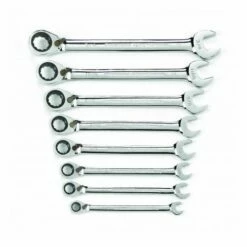 GearWrench 8 Pc. Reversible Combination Ratcheting Wrench Set SAE 9533N