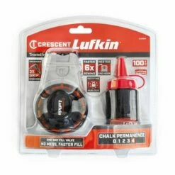 Lufkin 100' Professional Aluminum Chalk & Reel With Red Chalk CLA100R