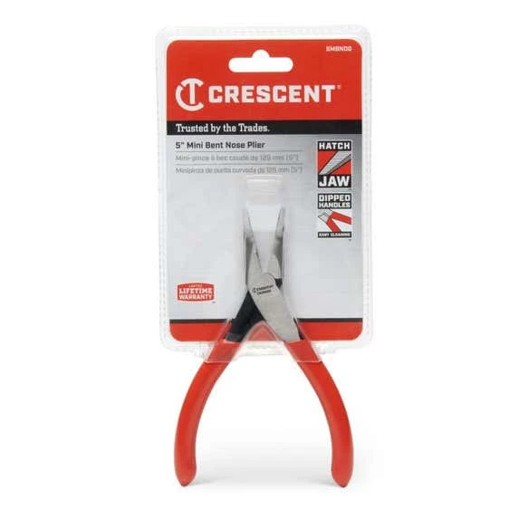 Crescent 5" Mini Dipped Handle Bent Nose Pliers 5MBNDG Crescent 5" Mini Dipped Handle Bent Nose Pliers 5MBNDG -Home Tools Sales 2024