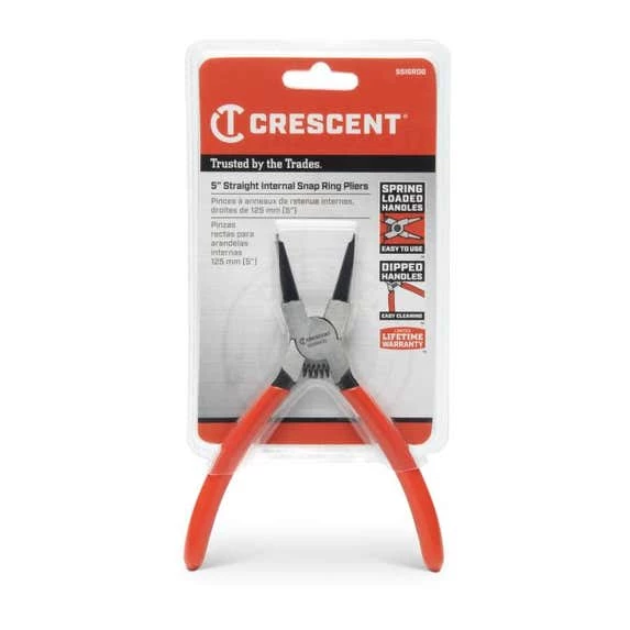 Crescent 5" Straight Internal Snap Ring Pliers 5SISRDG Crescent 5" Straight Internal Snap Ring Pliers 5SISRDG -Home Tools Sales 2024