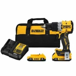 DeWalt 20V MAX XR Brushless Cordless 1/2" Hammer Drill/Driver 2-Battery (2Ah) Kit DCD805D2