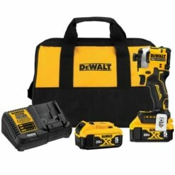 DeWalt Atomic 20V Max 1/4" Brushless Cordless 3-Speed Impact Driver 2 Battery Kit DCF850P2