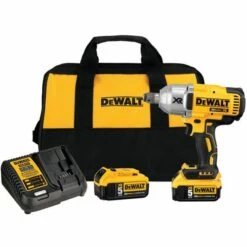 DeWalt 20V MAX XR High Torque 3/4" Impact Wrench 5.0Ah Kit W/ Hog Ring Anvil DCF897P2
