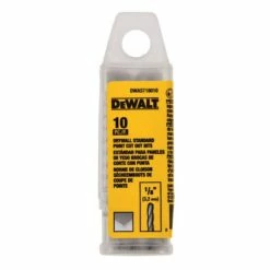DeWalt 1/8" Standard Drywall Point Cut-Out Bits (10 Pack) DWAST18010