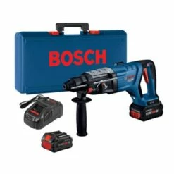 Bosch 18V Brushless Connected-Ready SDS-plus® Bulldog™ 1-1/8 In. Rotary Hammer Kit With CORE18V 8.0 Ah PROFACTOR Performance Batteries GBH18V-28DCK24