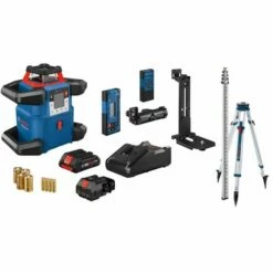 Bosch 18V REVOLVE4000 Connected Self-Leveling Horizontal/Vertical Rotary Laser Kit GRL4000-80CHVK