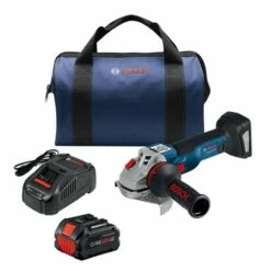 Bosch 18V Brushless 4-1/2 – 5 In. Angle Grinder Kit With CORE18V 8.0 Ah PROFACTOR Performance Battery GWS18V-10B14