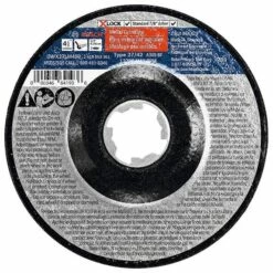 Bosch 4-1/2" X 1/4" X-LOCK 30 Grit Arbor Type 27 Metal Grinding Abrasive Wheel GWX27LM450