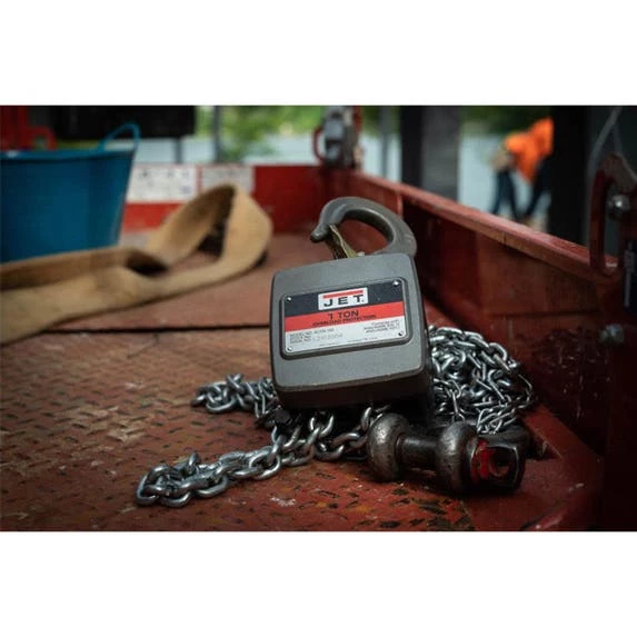 Jet AL100-200-20 2 Ton Aluminum Hand Chain Hoist with 20ft of Lift 133220 Jet AL100-200-20 2 Ton Aluminum Hand Chain Hoist With 20ft Of Lift 133220 -Home Tools Sales 2024 jet b1 5