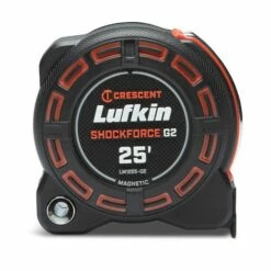 Lufkin 1-1/4" X 25' Shockforce G2 Magnetic Tape Measure LM1225-02
