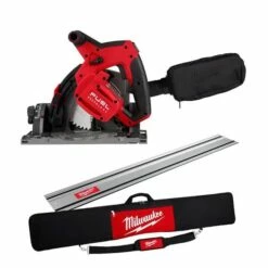 Milwaukee M18 FUEL 6-1/2” Plunge Track Saw With 55" Rail And Bag 2831-20-BUNDLE
