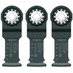 Bosch 1-1/4" Starlock Oscillaating Multi-Tool Bi-Metal Xtra-Clean Plunge Cut Blades (3 Pack) OSL114F-3