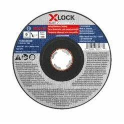 Bosch 6" X 1/16" X-LOCK Type 1A 60 Grit Metal/Stainless Cutting Abrasive Wheel TCWX1S600